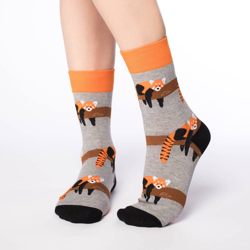 Good Luck Sock Women's Red Panda Socks, Adult, Shoe Size 5-9 - Image 2